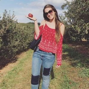 H&M Conscious: Color-block Patched Retro Jeans